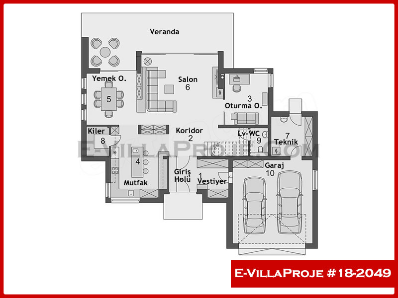Ev Villa Proje #18 - 2049 Çelik Ev Projesi - Görsel 2