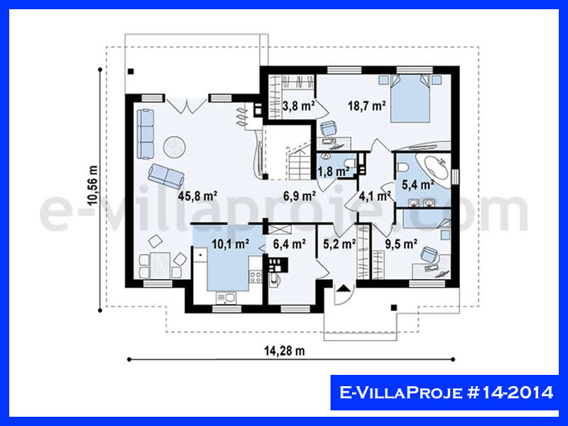 Ev Villa Proje #14 - 2014 Çelik Ev Projesi - Görsel 2