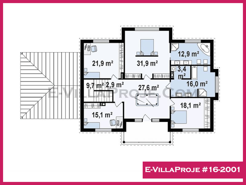 Ev Villa Proje #16 - 2001 Çelik Ev Projesi - Görsel 3