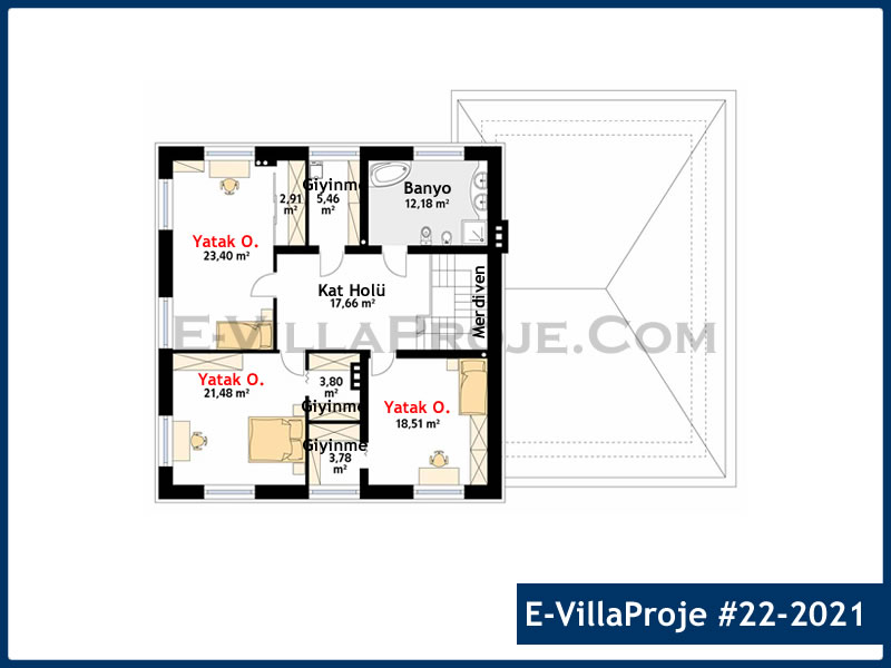 Ev Villa Proje #22 - 2021 Çelik Ev Projesi - Görsel 3