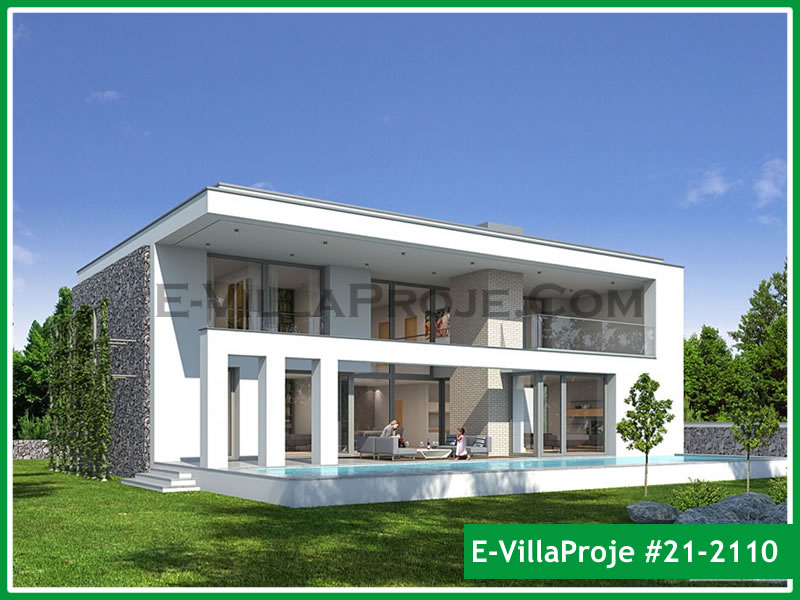 Ev Villa Proje #21 - 2110 Çelik Villa Modeli ve 3D Tasarımı