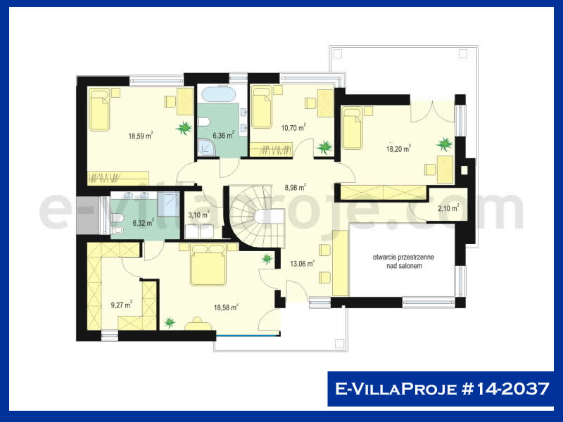 Ev Villa Proje #14 - 2037 Çelik Ev Projesi - Görsel 3
