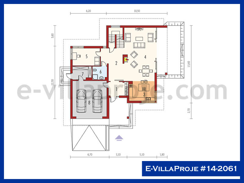 Ev Villa Proje #14 - 2061 Çelik Ev Projesi - Görsel 2