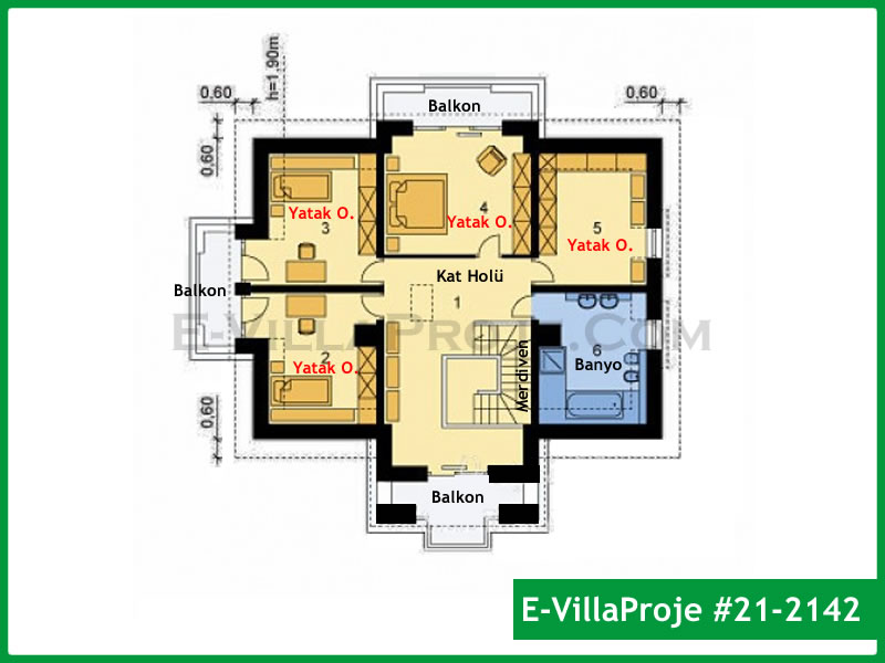 Ev Villa Proje #21 - 2142 Çelik Ev Projesi - Görsel 3