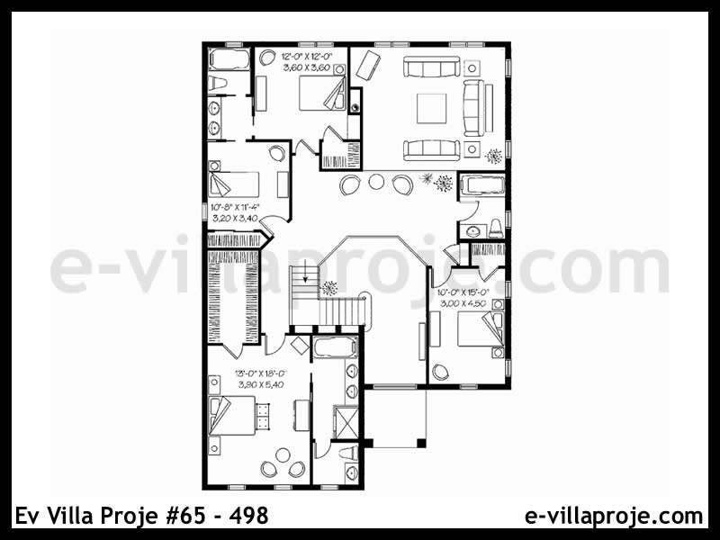 Ev Villa Proje #65 - 498 Çelik Ev Projesi - Görsel 3