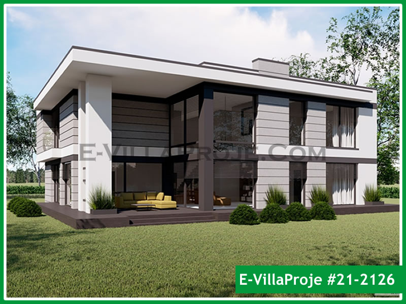 Ev Villa Proje #21 - 2126 Çelik Villa Projesi 3D Mimari Tasarımı