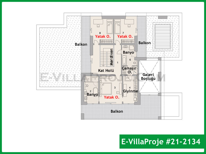 Ev Villa Proje #21 - 2134 Çelik Ev Projesi - Görsel 3