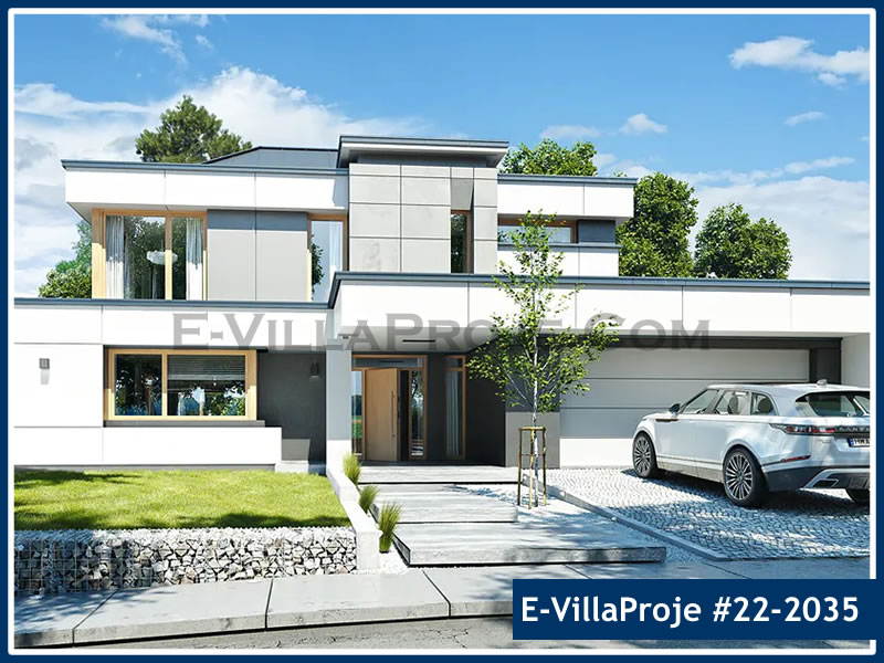 Ev Villa Proje #22 - 2035 Çelik Villa Modeli ve 3D Tasarımı