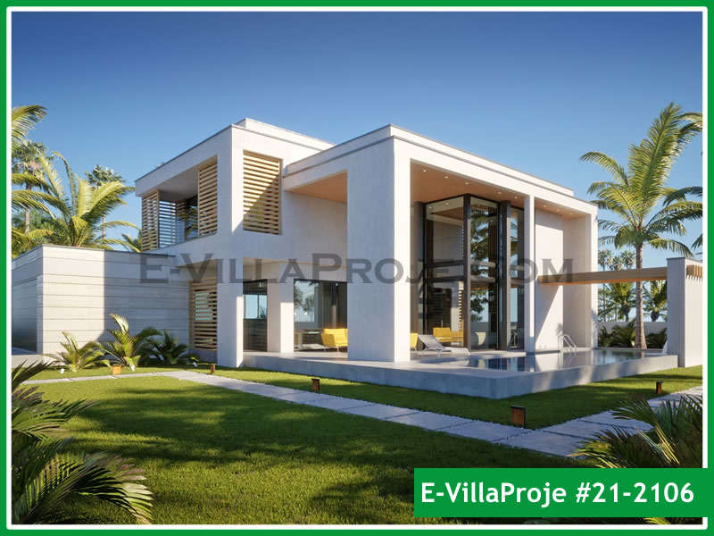 Ev Villa Proje #21 - 2106 Çelik Villa Projesi 3D Mimari Tasarımı
