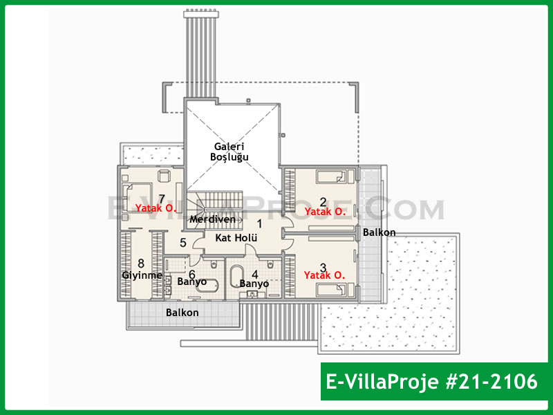 Ev Villa Proje #21 - 2106 Çelik Ev Projesi - Görsel 3