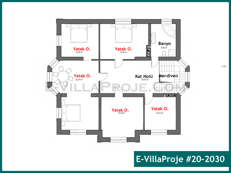 Ev Villa Proje #20 - 2030 Çelik Ev Projesi - Görsel 3