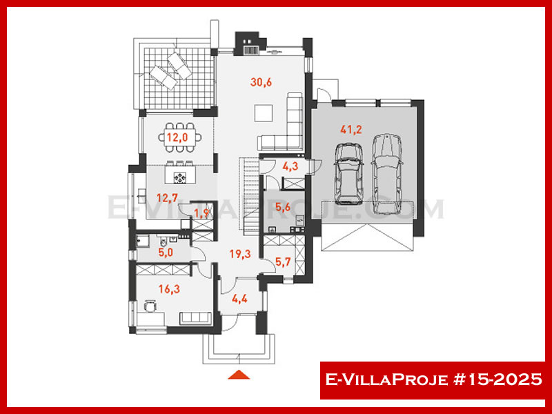 Ev Villa Proje #15 - 2025 Çelik Ev Projesi - Görsel 2