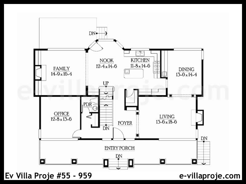 Ev Villa Proje #55 - 959 Çelik Ev Projesi - Görsel 2