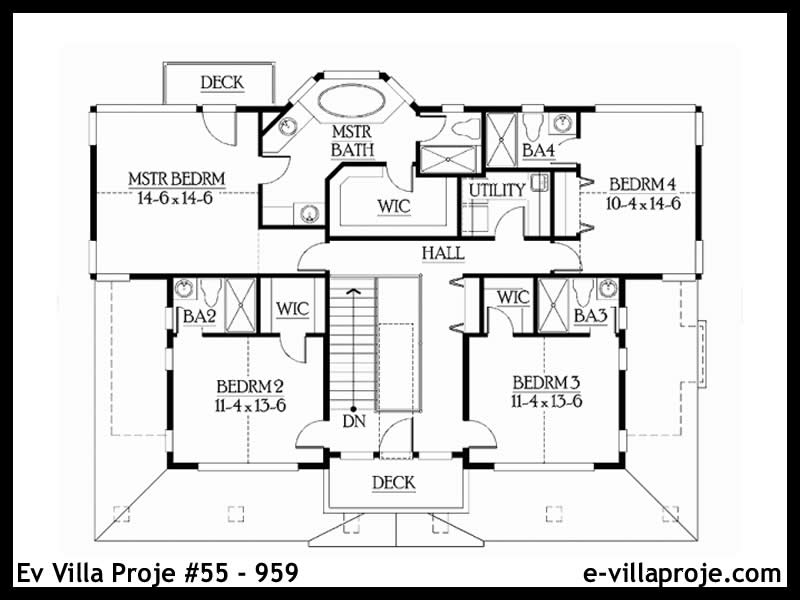 Ev Villa Proje #55 - 959 Çelik Ev Projesi - Görsel 3