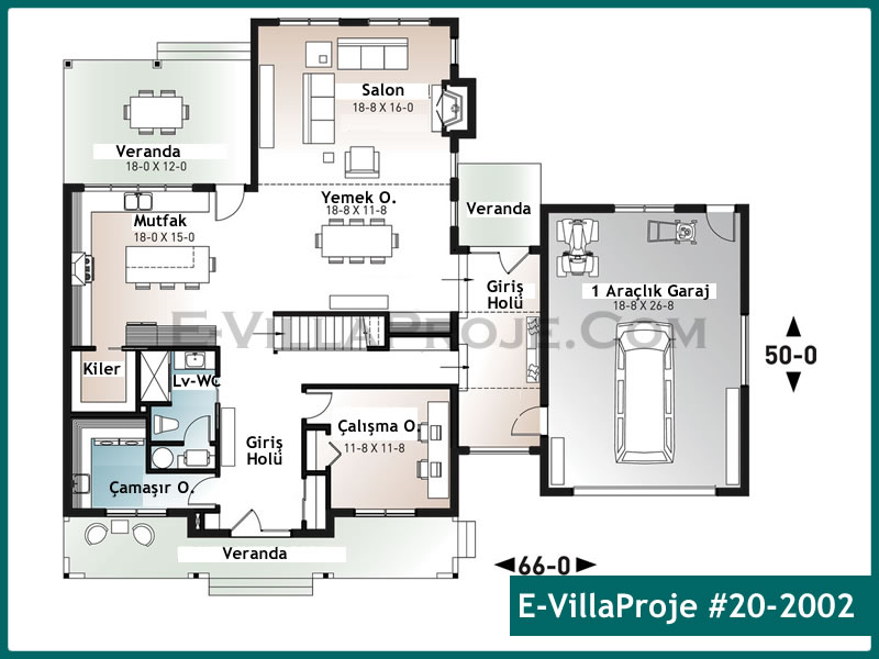 Ev Villa Proje #20 - 2002 Çelik Ev Projesi - Görsel 2