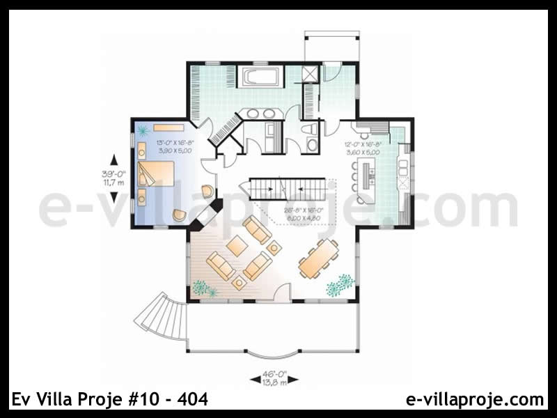 Ev Villa Proje #10 - 404 Çelik Ev Projesi - Görsel 2