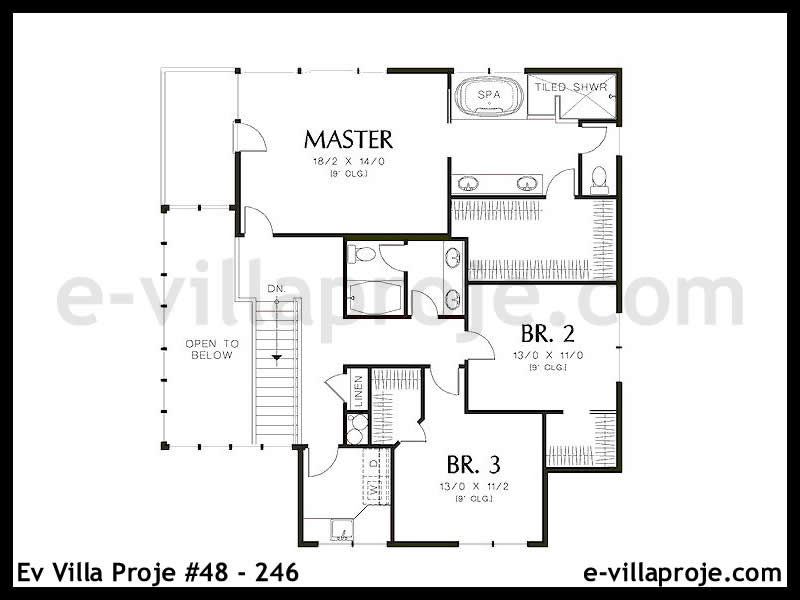 Ev Villa Proje #48 - 246 Çelik Ev Projesi - Görsel 3