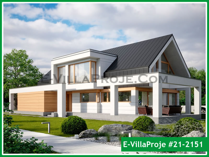 Ev Villa Proje #21 - 2151 Çelik Villa Modeli ve 3D Tasarımı