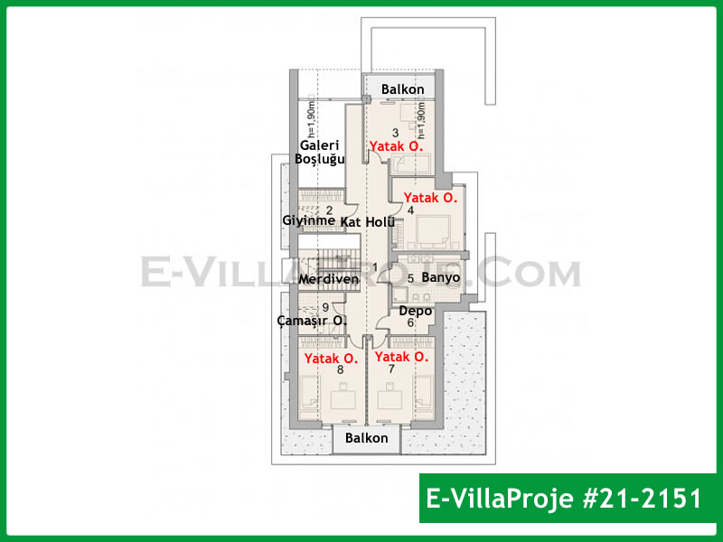 Ev Villa Proje #21 - 2151 Çelik Ev Projesi - Görsel 3