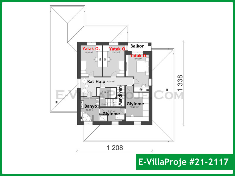 Ev Villa Proje #21 - 2117 Çelik Ev Projesi - Görsel 3