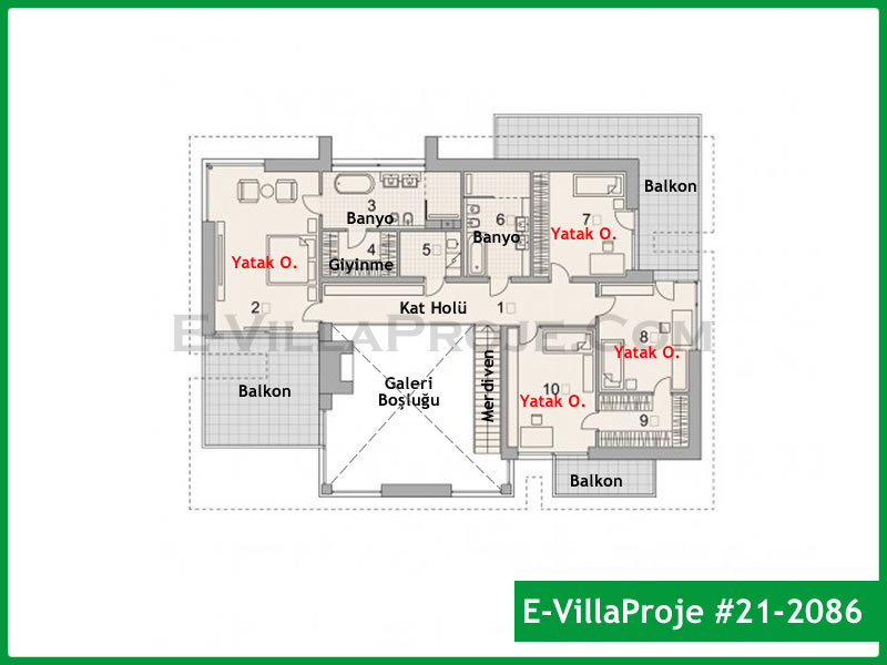 Ev Villa Proje #21 - 2086 Çelik Ev Projesi - Görsel 3