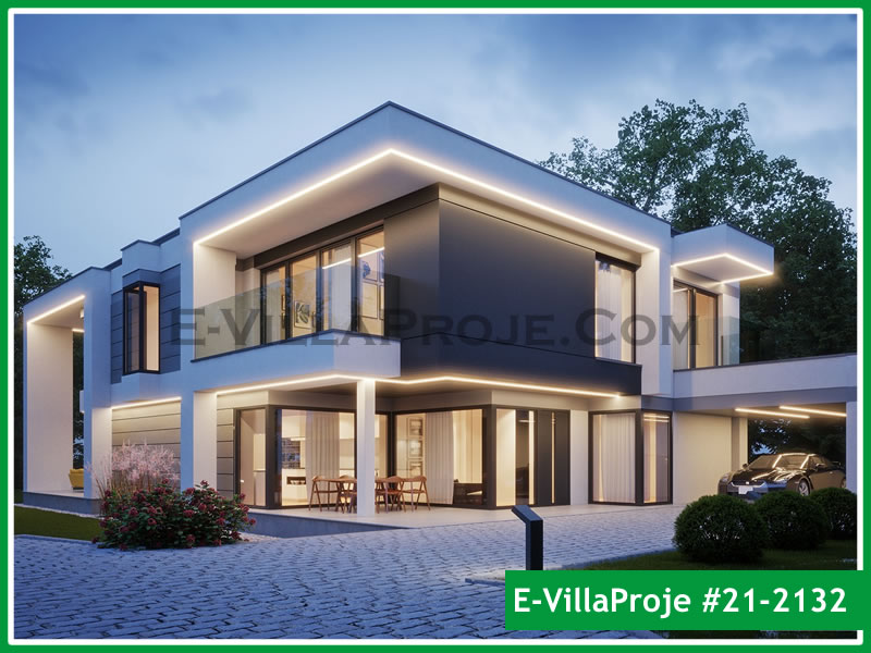 Ev Villa Proje #21 - 2132 Çelik Villa Modeli ve 3D Tasarımı