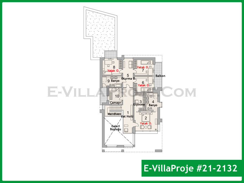 Ev Villa Proje #21 - 2132 Çelik Ev Projesi - Görsel 3