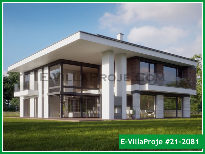 Ev Villa Proje #21 - 2081 Çelik Villa Modeli ve 3D Tasarımı