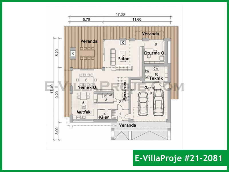 Ev Villa Proje #21 - 2081 Çelik Ev Projesi - Görsel 2