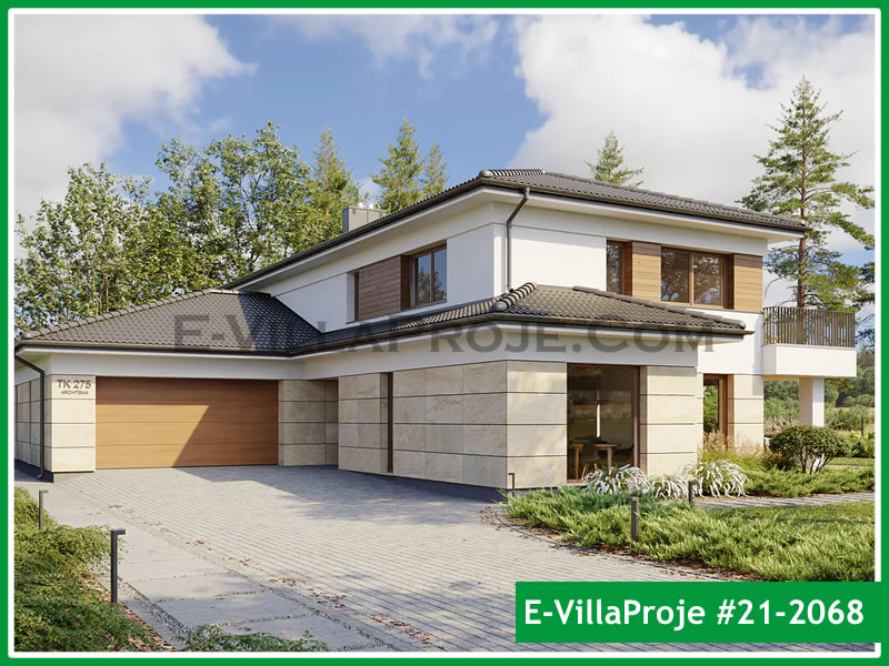 Ev Villa Proje #21 - 2068 Çelik Villa Modeli ve 3D Tasarımı