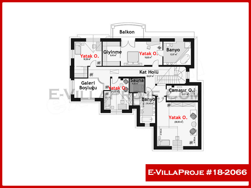 Ev Villa Proje #18 - 2066 Çelik Ev Projesi - Görsel 3