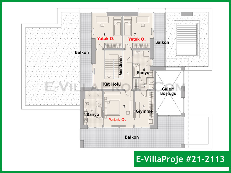 Ev Villa Proje #21 - 2113 Çelik Ev Projesi - Görsel 3