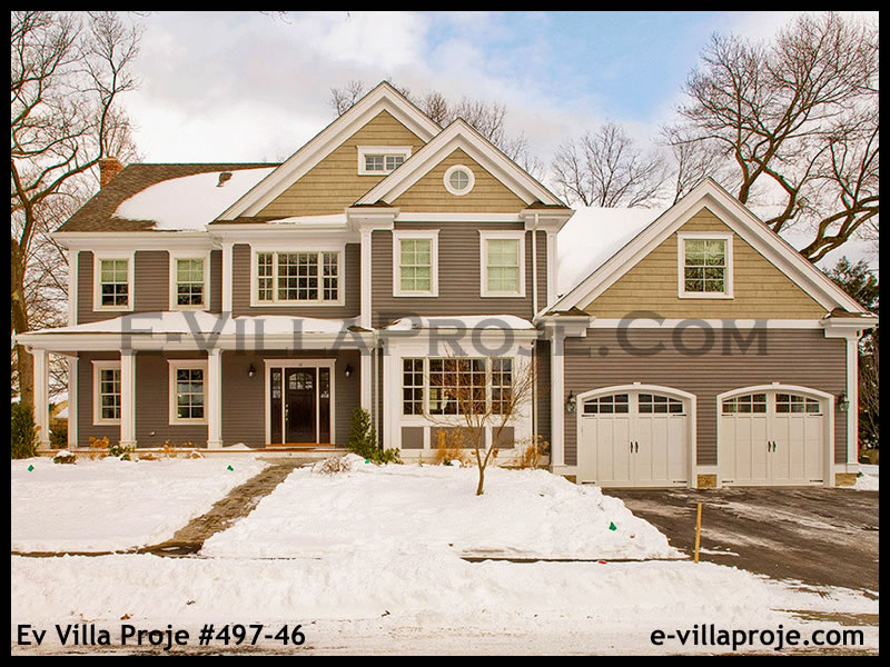 Ev Villa Proje #497 - 46 Çelik Villa Modeli ve 3D Tasarımı