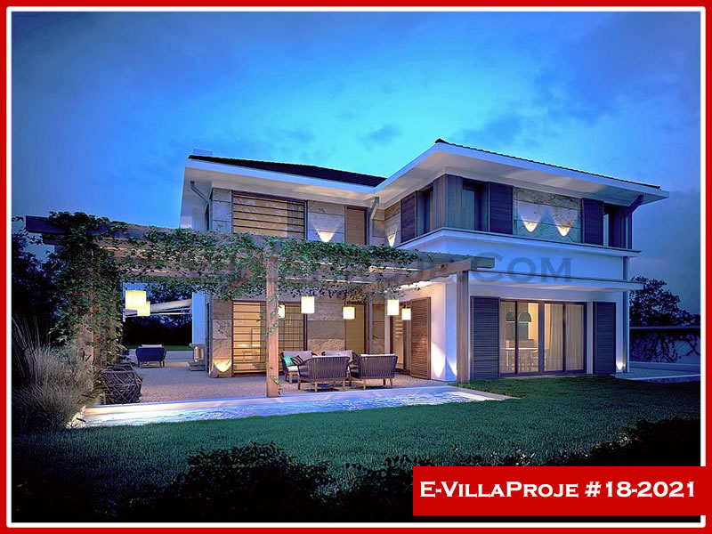 Ev Villa Proje #18 - 2021 Çelik Villa Modeli ve 3D Tasarımı
