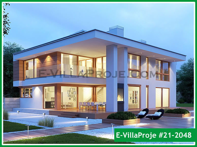 Ev Villa Proje #21 - 2048 Çelik Villa Projesi 3D Mimari Tasarımı