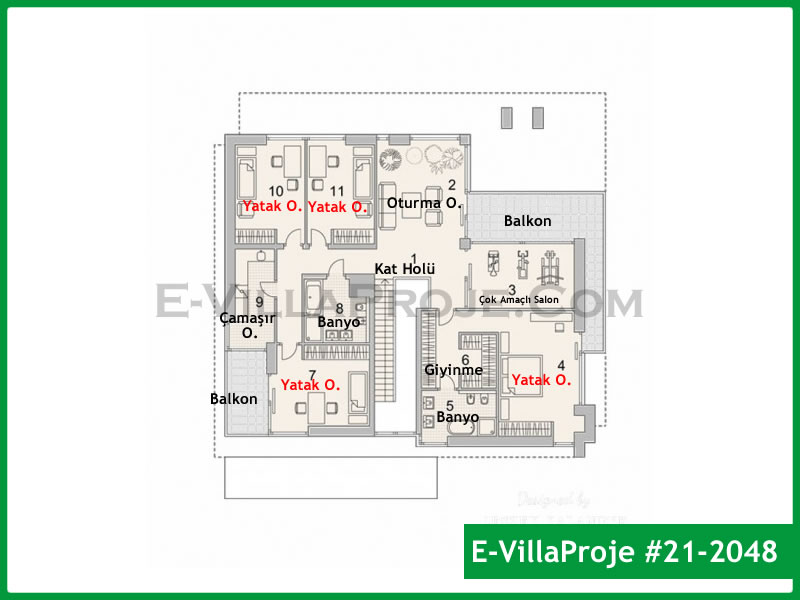 Ev Villa Proje #21 - 2048 Çelik Ev Projesi - Görsel 3