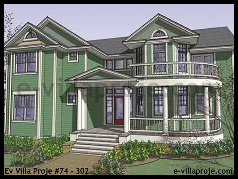 Ev Villa Proje #74 - 302 Çelik Villa Modeli ve 3D Tasarımı