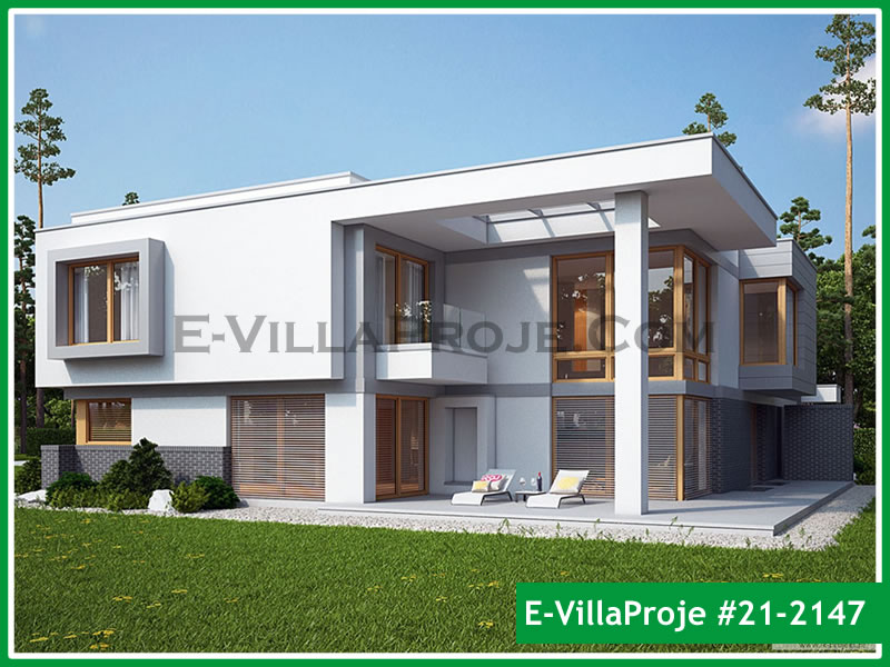 Ev Villa Proje #21 - 2147 Çelik Villa Modeli ve 3D Tasarımı