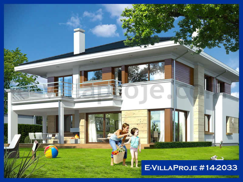 Ev Villa Proje #14 - 2033 Çelik Villa Modeli ve 3D Tasarımı