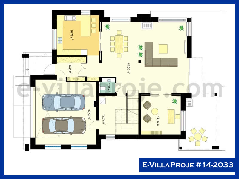 Ev Villa Proje #14 - 2033 Çelik Ev Projesi - Görsel 2