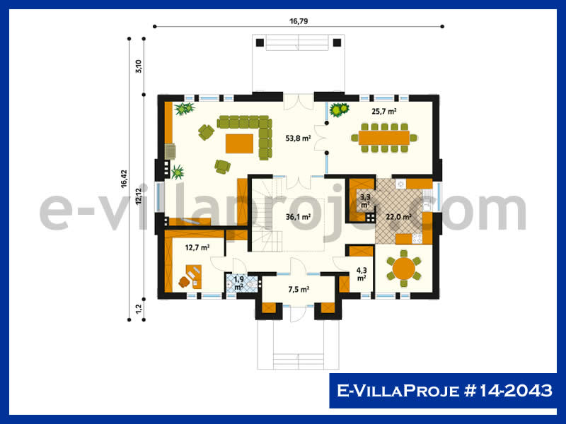 Ev Villa Proje #14 - 2043 Çelik Ev Projesi - Görsel 2