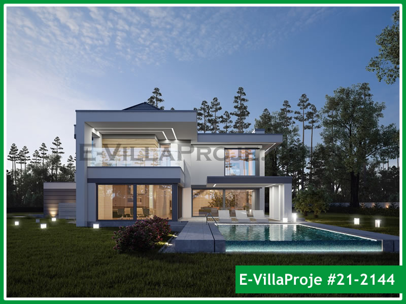 Ev Villa Proje #21 - 2144 Çelik Villa Modeli ve 3D Tasarımı