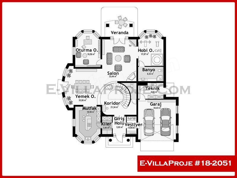 Ev Villa Proje #18 - 2051 Çelik Ev Projesi - Görsel 2