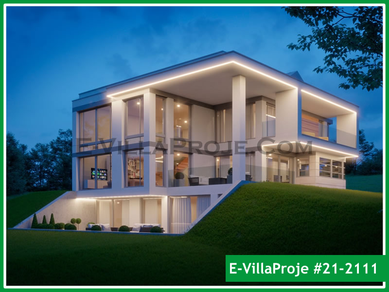 Ev Villa Proje #21 - 2111 Çelik Villa Projesi 3D Mimari Tasarımı