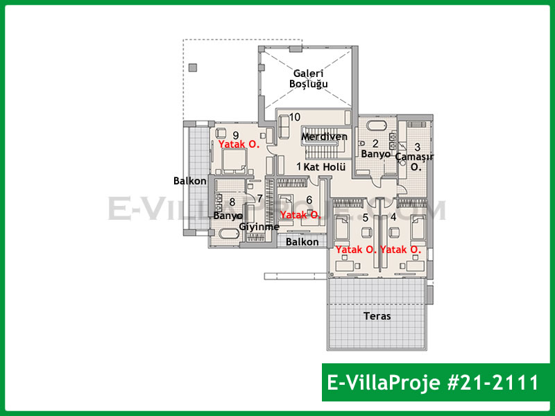 Ev Villa Proje #21 - 2111 Çelik Ev Projesi - Görsel 3