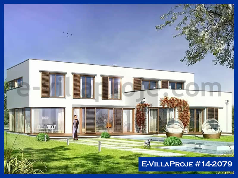 Ev Villa Proje #14 - 2079 Çelik Villa Modeli ve 3D Tasarımı