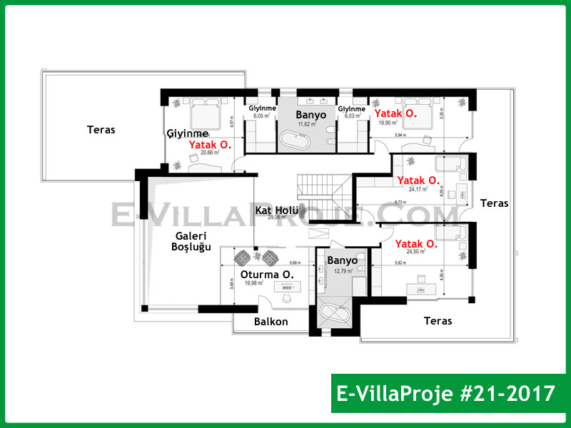 Ev Villa Proje #21 - 2017 Çelik Ev Projesi - Görsel 3