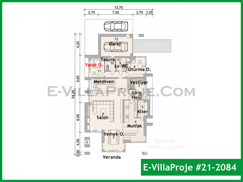 Ev Villa Proje #21 - 2084 Çelik Ev Projesi - Görsel 2