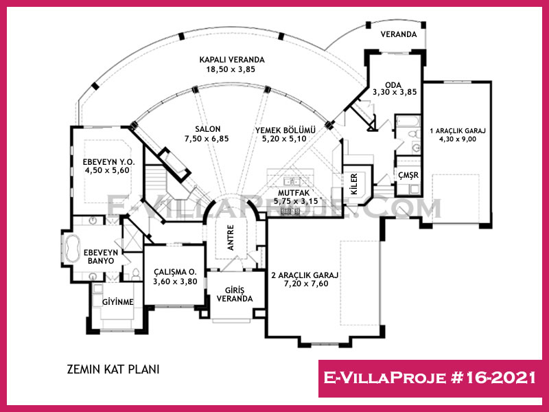 Ev Villa Proje #16 - 2021 Çelik Ev Projesi - Görsel 2