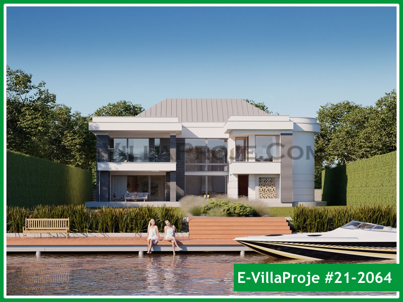 Ev Villa Proje #21 - 2064 Çelik Villa Modeli ve 3D Tasarımı